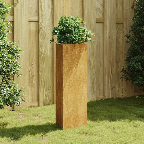 vidaXL Jardinière en acier corten 30x26x75 cm