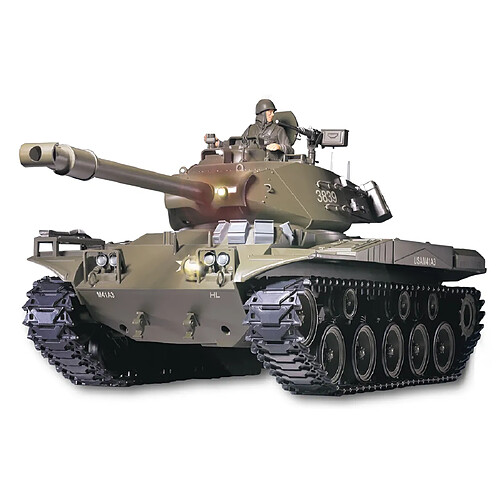 Amewi Tank Radiocommandé Walker Bulldog US M41A3 1:16ème Son et Fumée