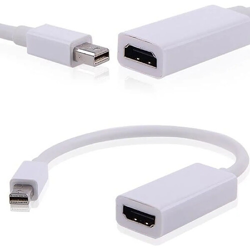 ADAPTATEUR MINI DISPLAY PORT VERS HDMI POUR APPLE MAC MACBOOK PRO-AIR