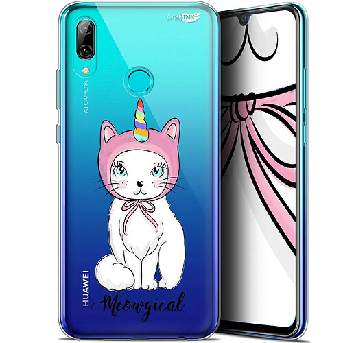 Caseink Coque arrière Pour Huawei P Smart 2019 (6.21 ) Crystal Gel HD [ Nouvelle Collection - Souple - Antichoc - Imprimé en France] Ce Chat Est MEOUgical