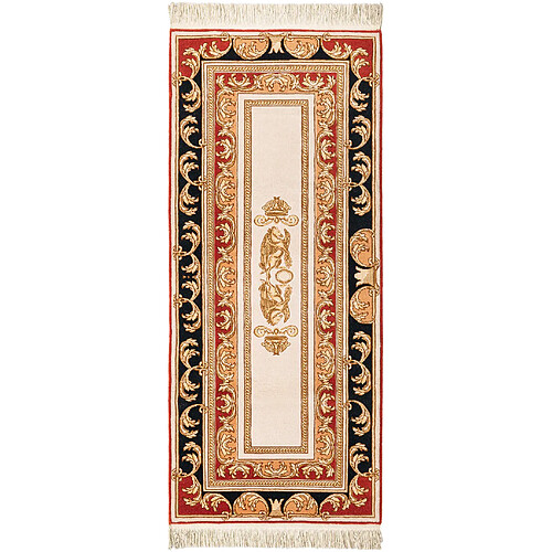 Vidal Tapis de couloir en laine 201x84 beige Darya