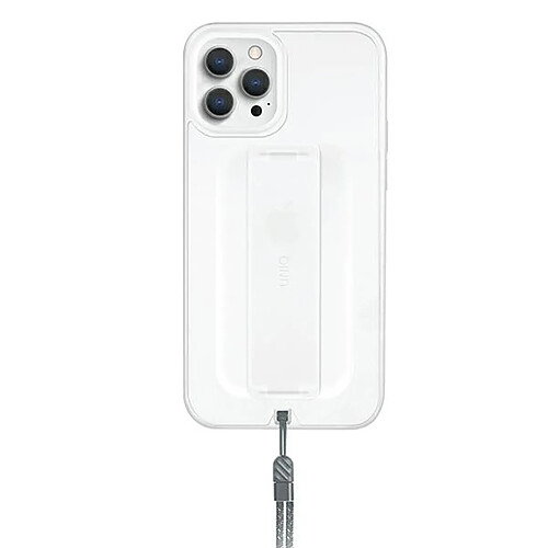 uniq etui heldro iphone 12/12 pro 6,1" blanc/natural frost antimicrobial