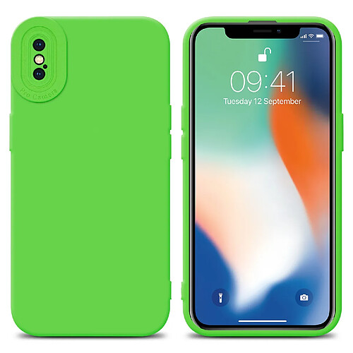 Cadorabo Coque iPhone XS MAX Etui en Vert