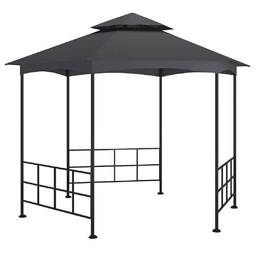 vidaXL Belvédère avec parois 3,1x2,7 m Anthracite