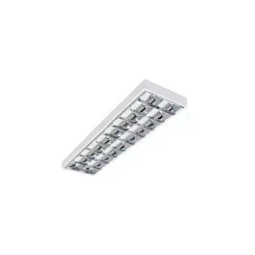 Kanlux Dalle avec Grille saillie 1223x295mm pour Tubes LED T8 2x36W Max