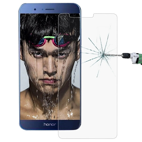 Wewoo Verre trempé pour Huawei Honor V9 0.26mm 9H Surface Dureté Antidéflagrant Non-plein Écran Film