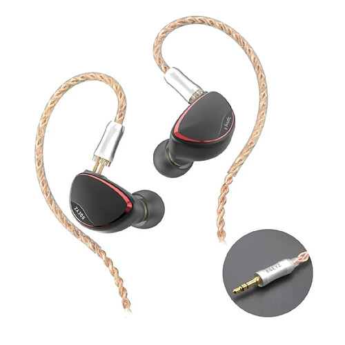 Universal Nouveaux 2 casques triple hybride 1BA 1DD Piézoélectrique IEM HiFi Monitor Sport Boucles d'oreilles BQ3 KC2 T4 Ressort 2 Ressort 1 P1 P1