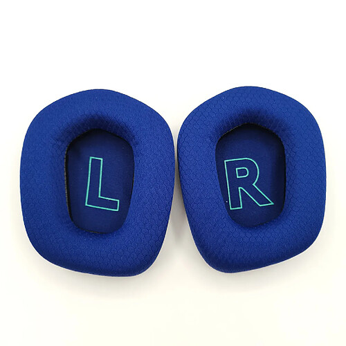 GUPBOO Coussinets d'oreille, Oreillette de Remplacement pour Tête de coussin de faisceau Logitech Logitech G733 G335 avec couvercle bleu pour écouteurs,