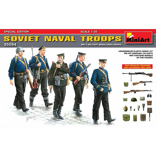 Mini Art Figurine Mignature Soviet Naval Troops Special Edition