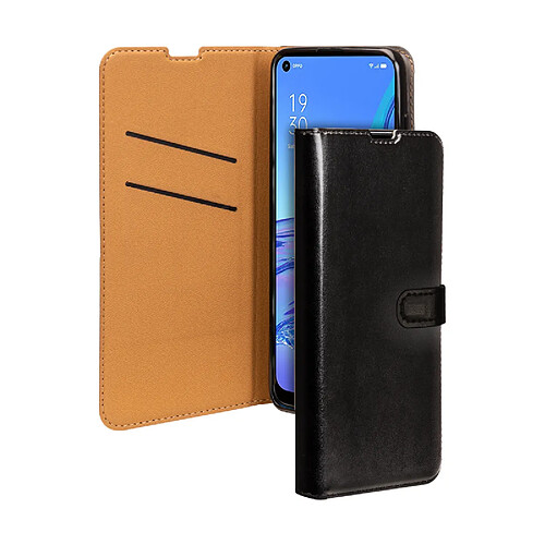 Bigben Etui Folio Wallet noir avec languette de fermeture pour Oppo A53S