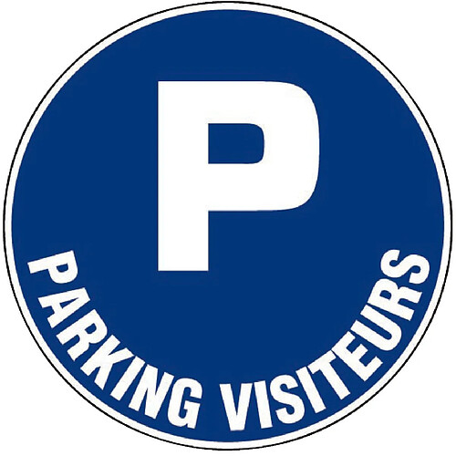 Disque plastique Ø30cm Novap Parking visiteurs