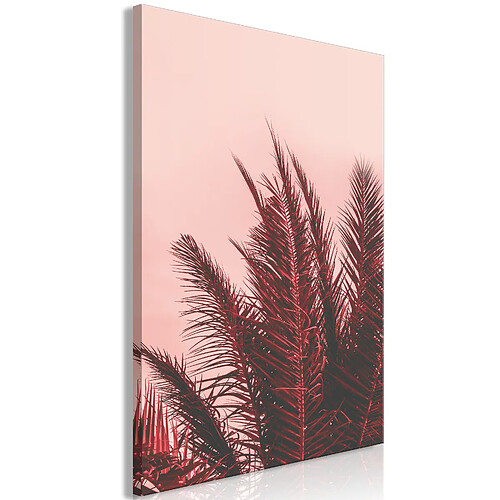 Artgeist Tableau - Palm Trees at Sunset (1 Part) Vertical [20x30]