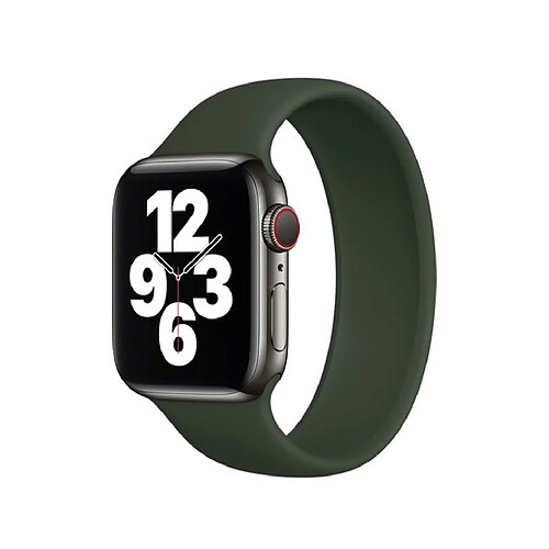 PHONECARE Bracelet Solo SiliconSense - Apple Watch Series 4 - 44mm (Poignet:150-164mm) - Vert Foncé