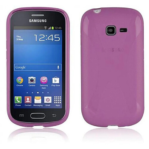 Cadorabo Coque Samsung Galaxy TREND LITE Etui en Mauve