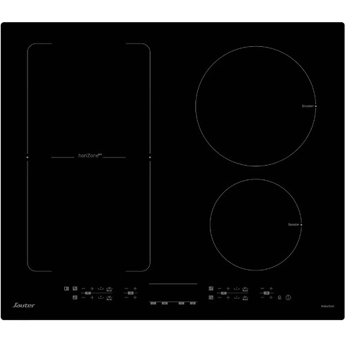 Table de cuisson induction 60cm 4 feux 7200w - spi1106b - SAUTER