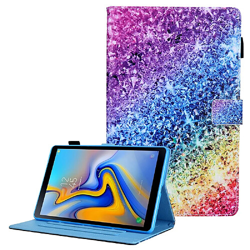 Etui en PU Impression de motifs avec support et porte-cartes multicolore pour votre Samsung Galaxy Tab A7 Lite 8.7 (2021) T220/T225