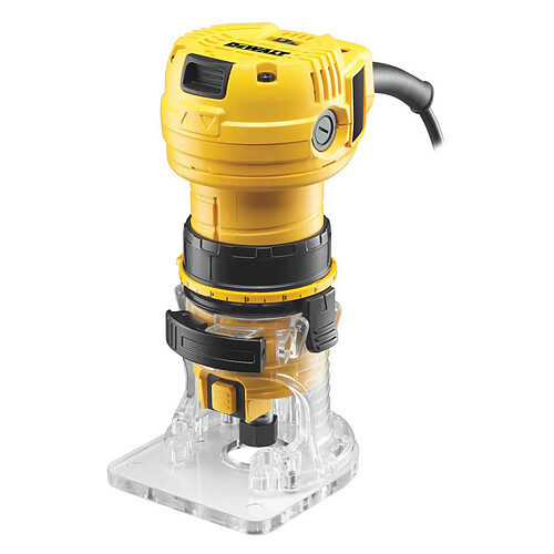 DeWalt Affleureuse de Paume 600W - 8mm à vitesse variable DWE6005