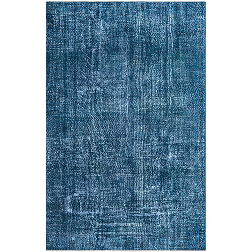 Vidal Tapis de laine 282x180 Bleu Ultra Vintage