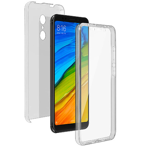 Avizar Coque Xiaomi Redmi 5 Protection Silicone + Arrière Polycarbonate