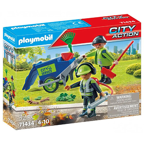 Playmobil® 71434 Agents entretien voirie avec équipement