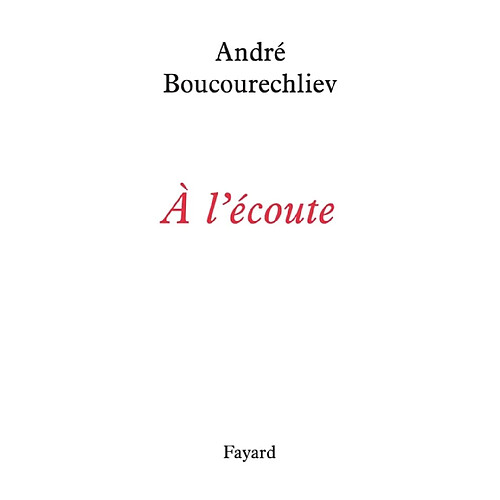 A l'écoute · Occasion