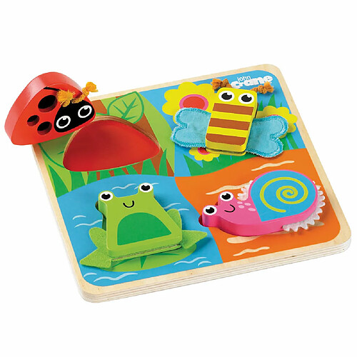 Tidlo Puzzle de bugs tactiles et palpables