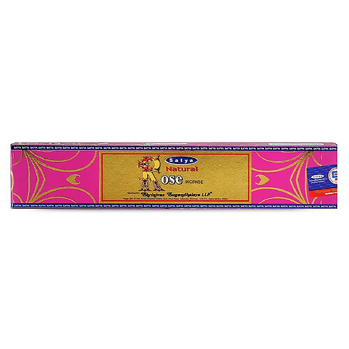 Encens indien aphrodisiaque Rose Satya Sai Baba 1x (12 batons)