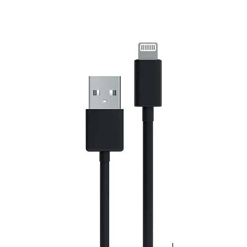 My Way Myway Câble Lightning vers USB 2.0 Charge 12W et Synchronisation 1m Noir