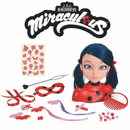 Ludendo Tête à coiffer de luxe Miraculous