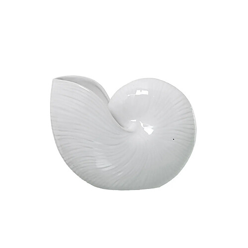 Vase Alexandra House Living Blanc Céramique 17 x 8 x 13 cm