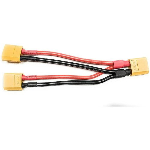 XT60 Câble adaptateur pour connecteur de batterie parallèle Câble 14Awg pour Rc Lipo (2 femelles à 1 femelle)