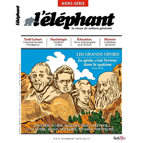 L'Eléphant : la revue, hors-série. Les grands génies · Occasion