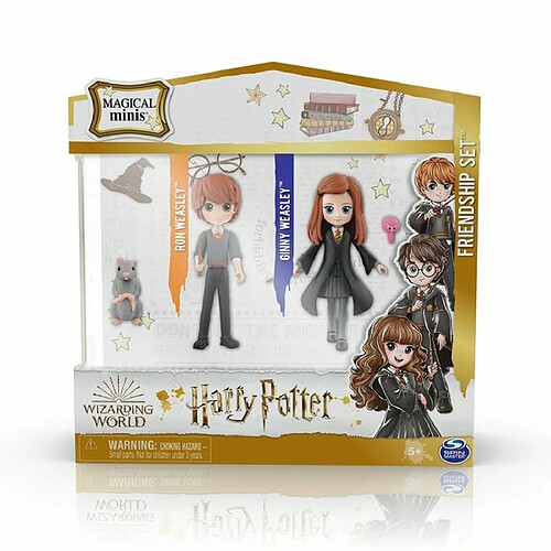 Ludendo Coffret de 2 figurines Harry Potter mini magical : Ron et Ginny Weasley