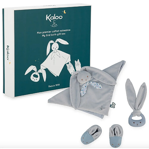 Kaloo Coffret cadeau naissance lapinoo bleu