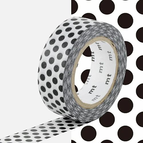 Masking Tape Pois Noir