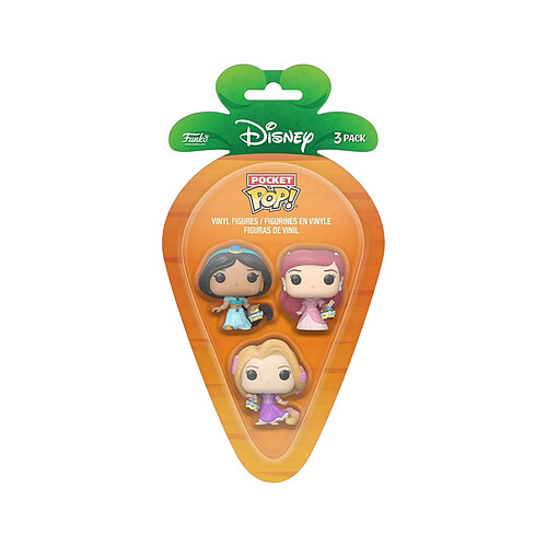 Funko Disney - Pack 3 figurines Pocket POP! Disney Princess R/A/J 4 cm