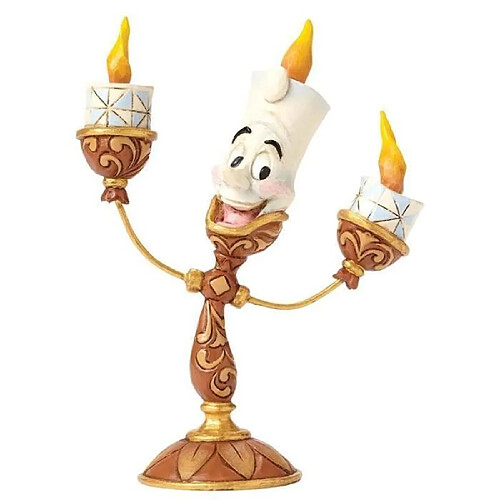 Figurine - DISNEY TRAD - LUMIERE 13CM - Licence Officielle La Belle et La Bete - Enesco