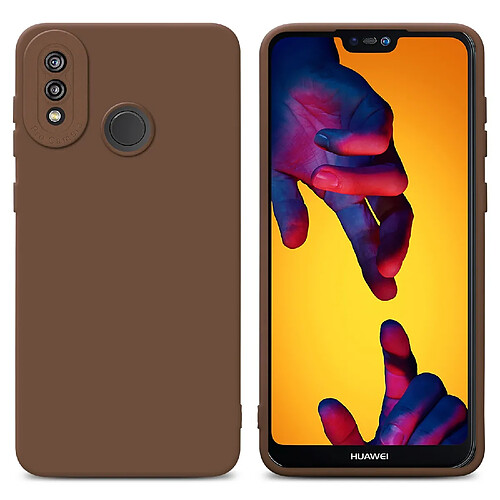 Cadorabo Coque Huawei P20 LITE 2018 / NOVA 3E Etui en Marron