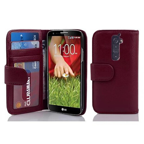 Cadorabo Coque LG G2 Etui en Violet