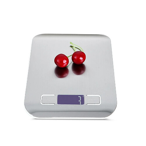 Universal Échelle de pesage numérique Tableau de cuisine en acier inoxydable Alimentation Diététique Balance postale Outil de mesure Balance électronique à cristaux liquides