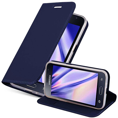 Cadorabo Coque Samsung Galaxy J1 2015 Etui en Bleu