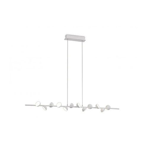 Luminaire Center Suspension Adn blanc 12 ampoules 30cm