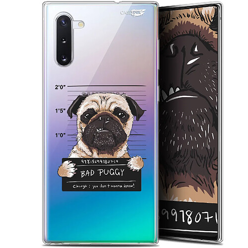 Caseink Coque arrière Samsung Galaxy Note 10 (6.3 ) Gel HD [ Nouvelle Collection - Souple - Antichoc - Imprimé en France] Beware The Puggy Dog