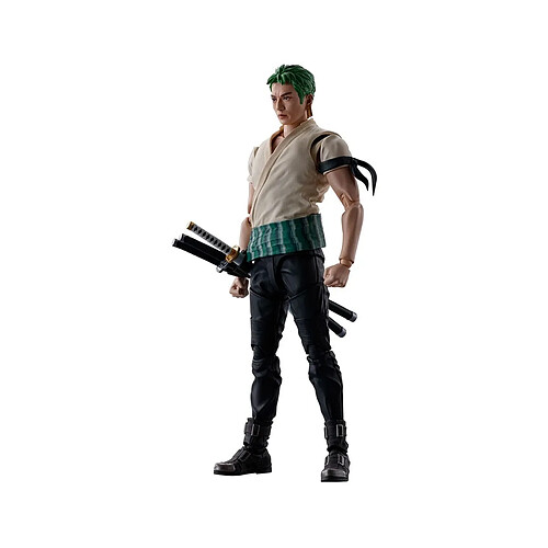 Tamashi One Piece - Figurine S.H. Figuarts Roronoa Zoro (Netflix) 14 cm