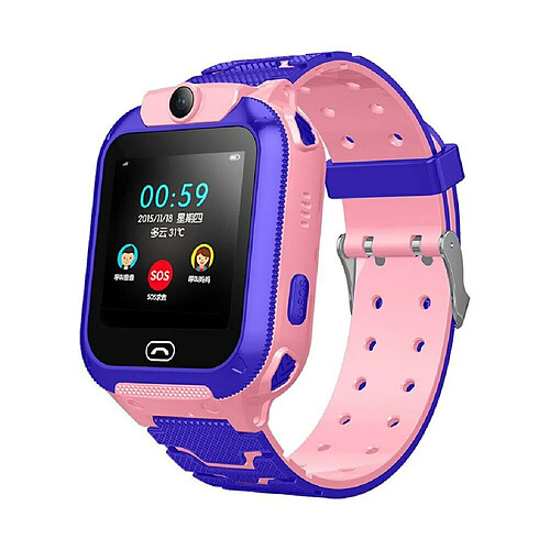 Universal Montres intelligentes pour enfants Montres intelligentes pour enfants 312 ans Montres de fitness pour filles Bracelets intelligents pour IOS | Smartwatch (rose)