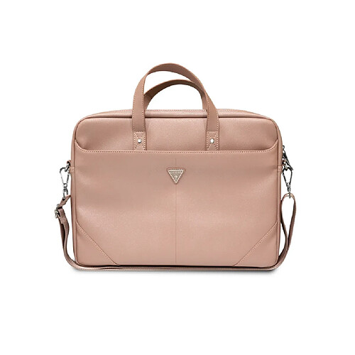 Guess Maroquinerie Guess Sacoche pour Ordinateur Portable 16'' Modèle Saffiano Rose