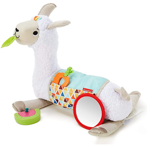 Fisher Price peluche Mon Coussin d'éveil Lama avec 3 jouets amovibles