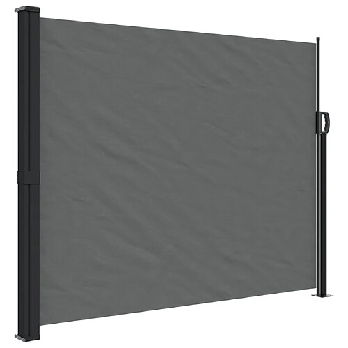 Maison Chic Auvent latéral rétractable | Store latéral | Brise-vue latéral anthracite 160x500 cm -GKD29871