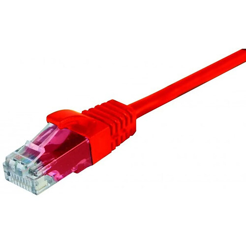 Abi Diffusion Cordon RJ45 catégorie 5e U/UTP snagless rouge - 20 m