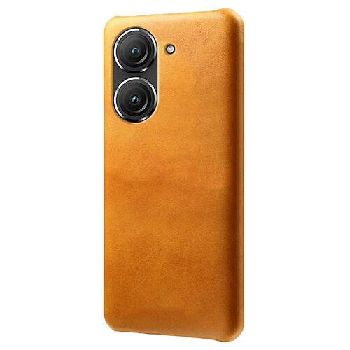 Coque en TPU + PU texture des veaux, antidérapante, antichocs pour votre Huawei Mate 50 4G - orange